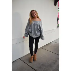 Reversible Twist-Front Terry Sweatshirt