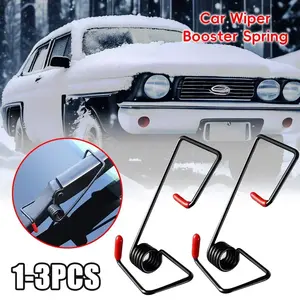 Car Intelligent Windshield Wiper Arms Booster Spring Alloy Rubber Wipers Spring Auto Replaceable Parts Tools Universal Automotive Vehicle Tool