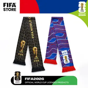 【FIFA WORLD CUP 2026 】Officially Licensed Polyester Scarf — A Must-Have for Football Fans. Available in a Variety of Styles, Ideal for Gifting, and a Stylish Accessory.