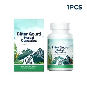 Green Bud Bitter Gourd Herbal Capsules Contain Extracts of Bitter Gourd, Cinnamon, Ginseng, and Mulberry Leaves, etc.
