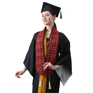 Palestine Heritage Embroidery Graduation Stole: Pride and Tradition