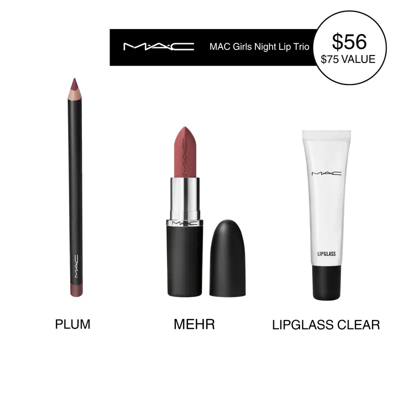 MAC Girls Night Lip Trio
