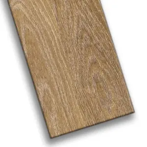 Gulf Shores Cozumel Chevron SPC Flooring Sample | 100% Waterproof, 6.5mm Thick, 20 Mil Wear Layer, EIR Texture, Click Install, Warm Oak Look