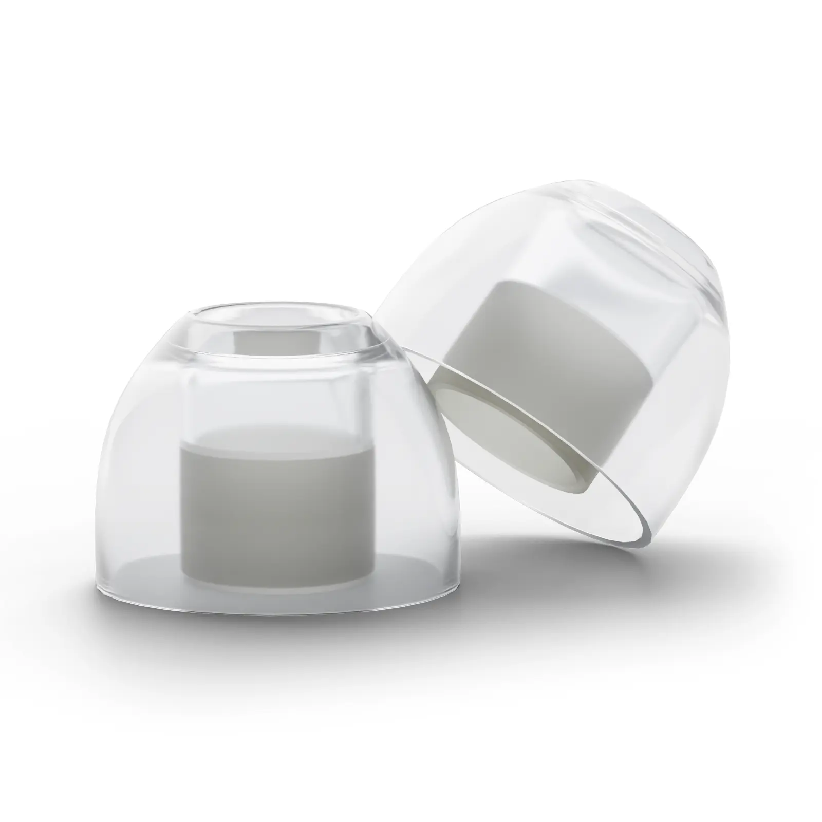 BASN LE100 Earphone Liquid Silicone Tips Replacement Earbuds Eartips (XS/S/M/L Total 4 Pairs)