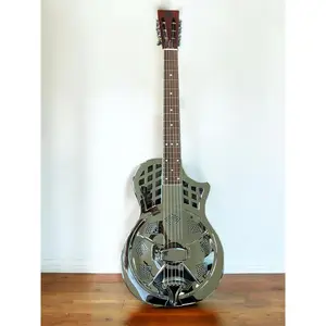 Sound Smith Parlor Resonator Cutaway Guitar - Chrome Finish