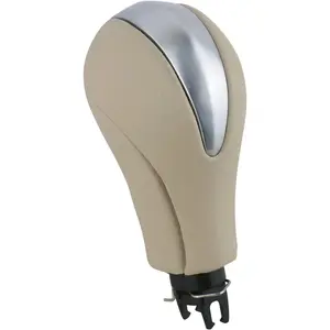 Suitable for Automatic Transmission Shifter Shift Knob 34910-1LA6C Compatible with Infiniti EX35 FX35 FX50 G25 G35 G37 Q60 QX50 QX56 QX 70m Colors and Silver