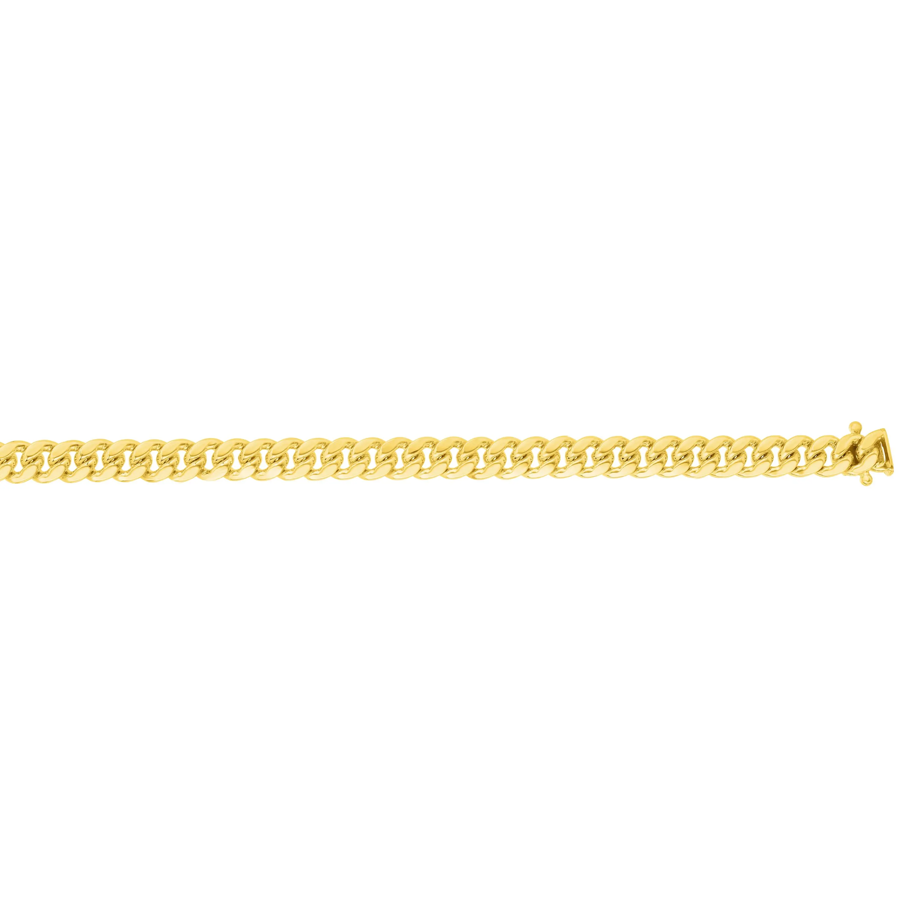 10K Gold 3.9mm 24In Classic Miami Cuban Chain