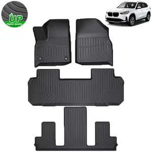 Floor Mats for 2018-2023 Chevy Chevrolet Traverse Fuel 7-Seater TPE Heavy-Duty Premium All-Weather Car Floor Liner for Traverse Accessories(ONLY Fit 2nd Row Bucket Seats)