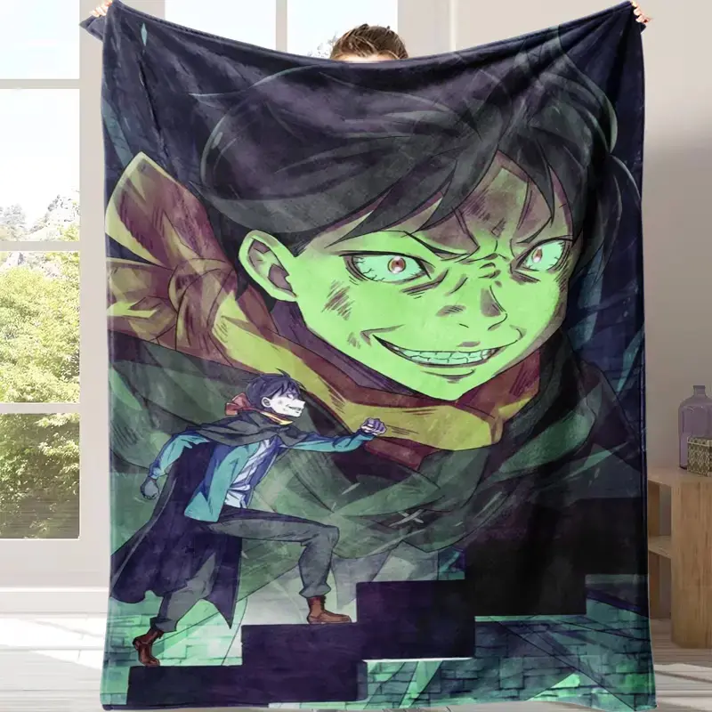 Re:0 Starting Life In Another World Natsuki Subaru Gluttony Arc Collage Blanket - Moody Underground Tunnel Manga Art Throw, Warm Anime Merchandise, Room Accessories, House Decor, Dorm Decor, Chill Room Accessories For Sofa & Bed Use