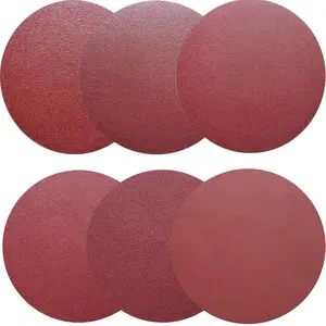 18 count 12" PSA Sanding Discs - 3 Each of 80, 100, 120, 180, 240, 400 Grit - 12 Inch Sandpaper Discs with PSA Self Adhesive for Drywall, Floor, Woodworking, Auto for Power Sander