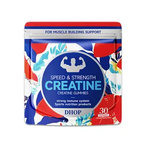 Creatine Monohydrate Gummies for Muscle Growth High Energy Vitamin B12 Supplement Pre Workout Post Workout Muscle Recovery Gummies
