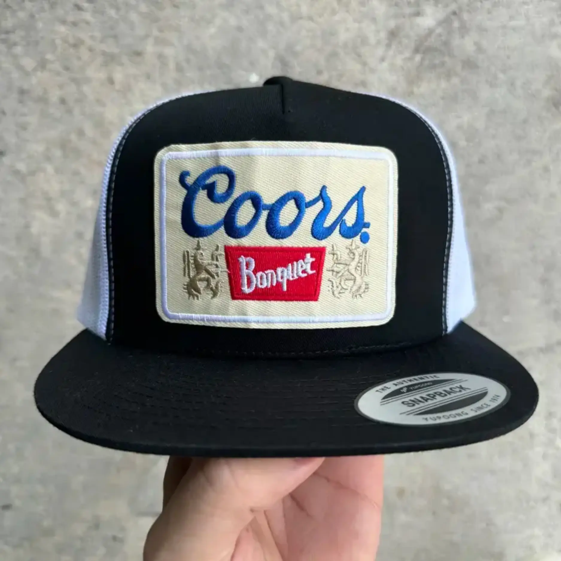 Coors Embroidered Retro Hat Trucker Hat Many Colors Snapback Hat, Unisex Casual Street Style, Gift Idea For Her Him, Unisex Everyday Wear