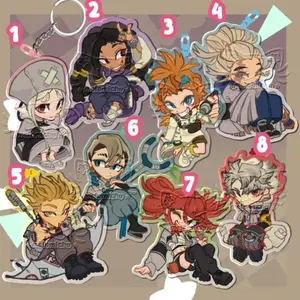 GACHIAKUTA KEYCHAINS- Wave 1+2 (Read Description )