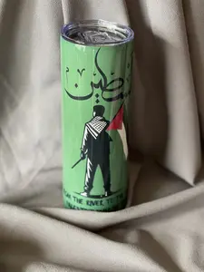 "From the river to the sea" 20 oz Tumbler Water Bottles