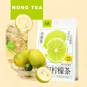 Nong Tea Punchy Lemon Tea Functional Blended Tea Zesty Flavor Separate Package Instant Energy Boost Fresh Aroma beverage drink vegan detox Herbal Tea, Fruit Tea, Infusion, Tisane