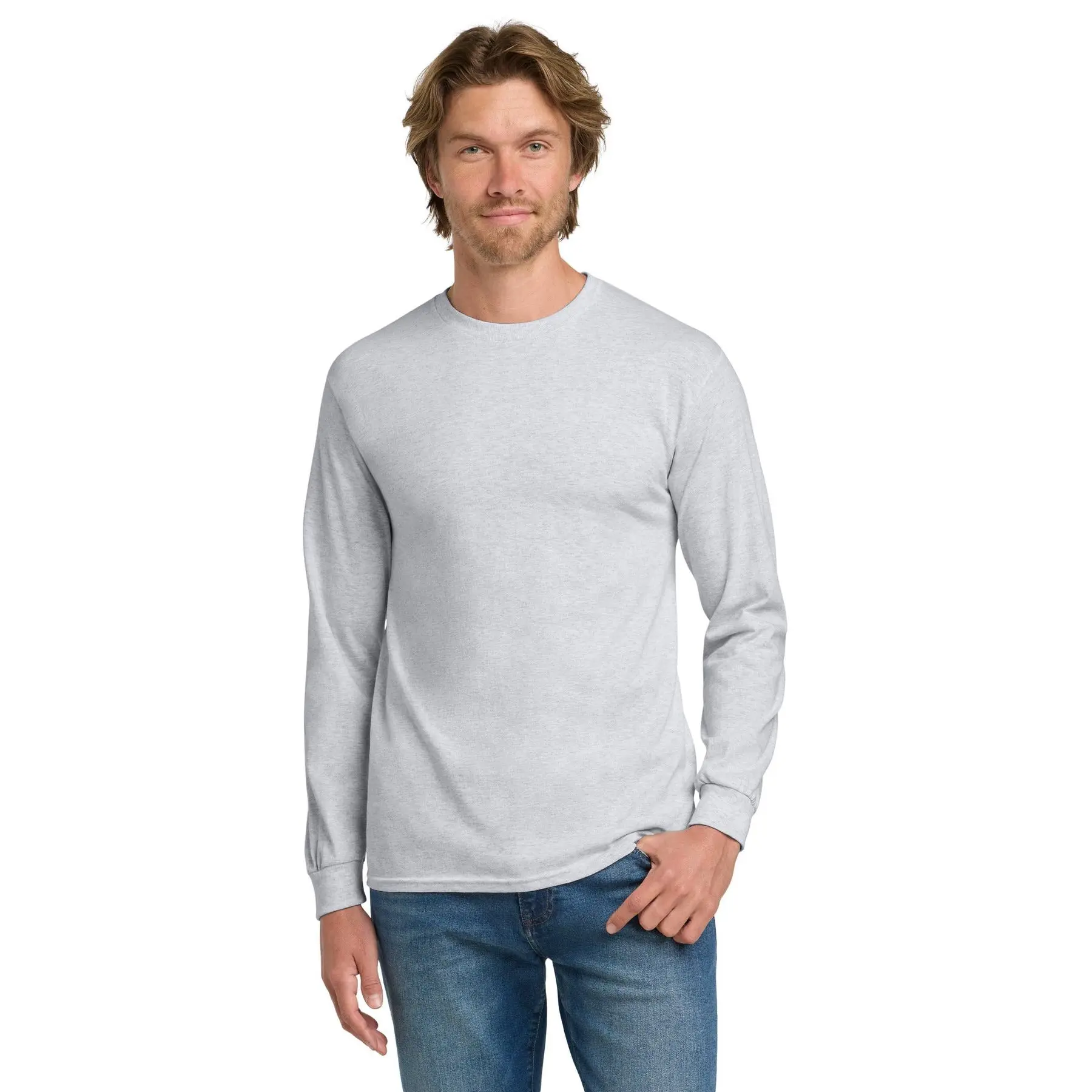 Gildan® - Heavy Cotton™ 100% Cotton Long Sleeve T-Shirt.  5400