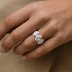 1Pc Luxury Exquisite Golden Ring, Timeless Anniversary & Engagement Jewelry, Stunning Gift for Her, Mother's Day, Valentine's Day, Birthday Gift (No Box)