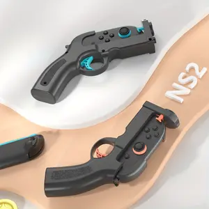 2pc shooting gun grip controller for Nintendo Switch, dual guns and Joycon 2 anti-slip design, compatible with shooting games, game accessories (not compatible with Switch 1)