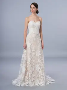 Boho lace wedding dress