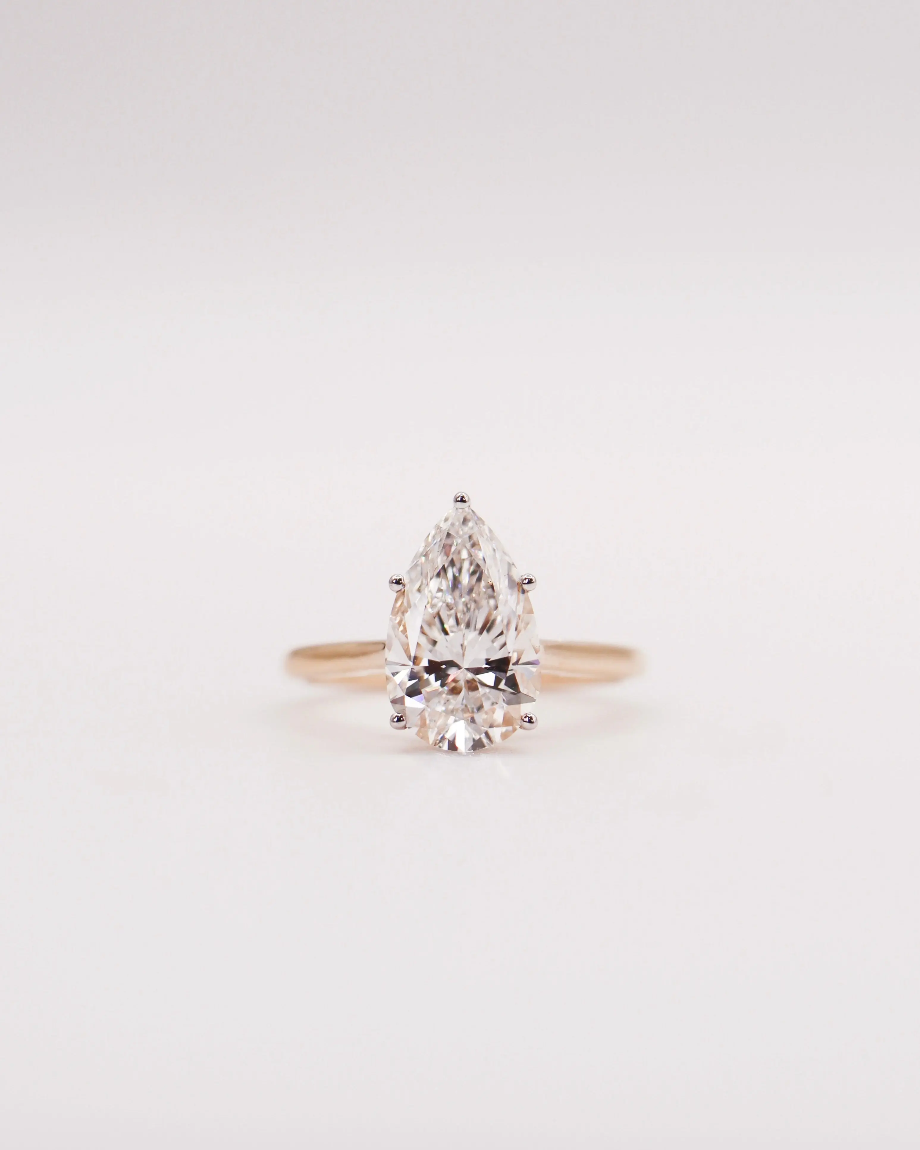 Eternal Cathedral Pear Ring