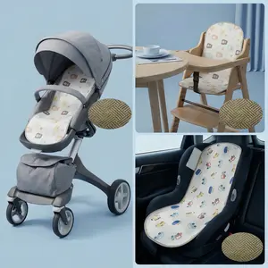 Lightweight Dual-Sided Baby Stroller Mat, Summer Safety Seat Pad, Universal Child Walker Mat, Infant High Chair Mat, Baby Stroller Mat, Stroller Seat Cushion