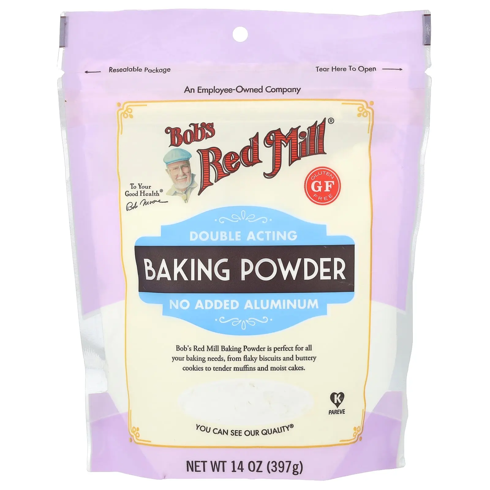 Bob's Red Mill Double Acting Baking Powder, 14 oz (397 g) Bob's Red Mill Double Acting Baking Powder, 14 oz (397 g)