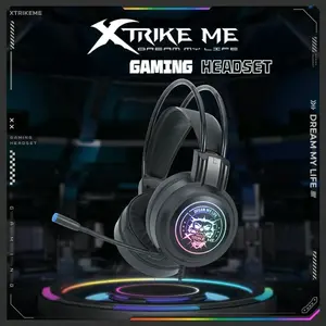 USB headset for computers, with microphone, 7.1-channel audio, and static RGB lighting; ideal for gaming, home office use, and online classes and meetings