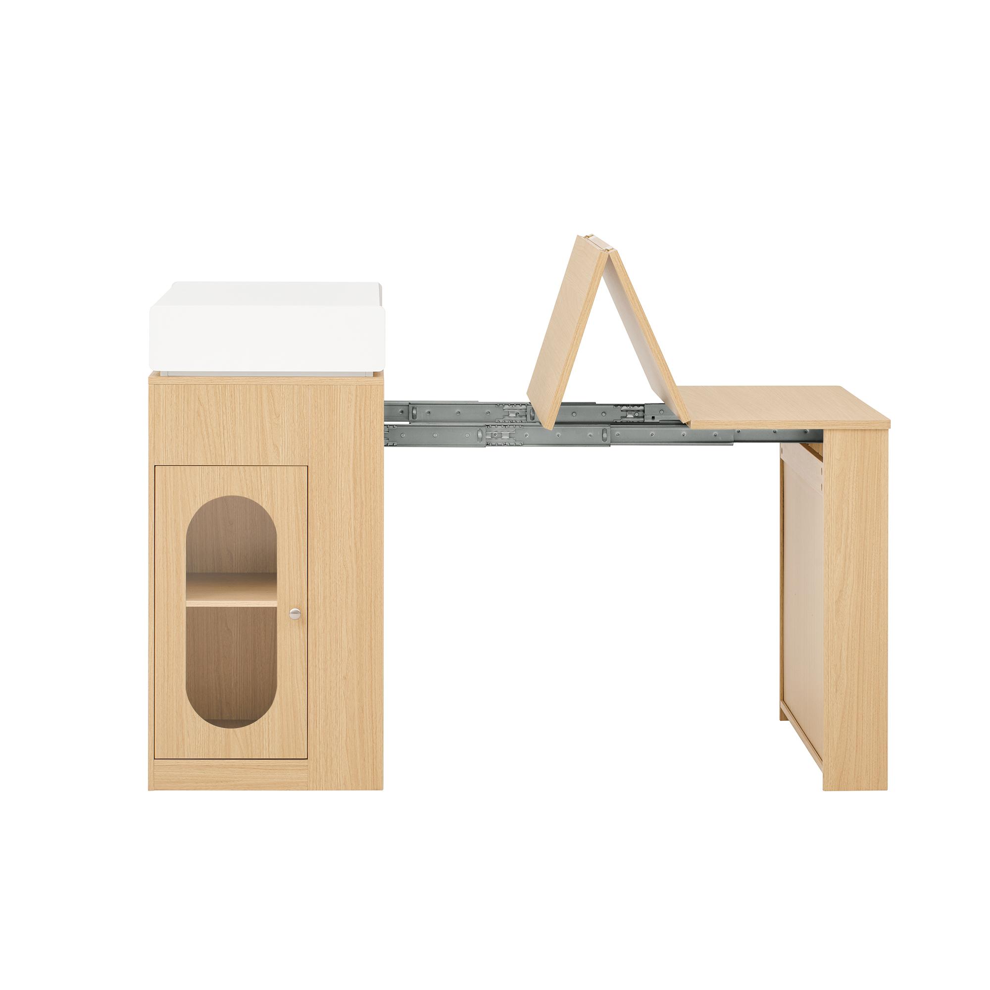 Rolling Kitchen Island & Extendable Dining Table with Folding Top & Power Outlet, Mobile Sideboard with Drawers, Hooks & Storage for Kitchen & Dining Room Rolling Kitchen Island & Extendable Dining Table with Folding Top & Power Outlet, Mobile Sideboard with Drawers, Hooks & Storage for Kitchen & Dining Room