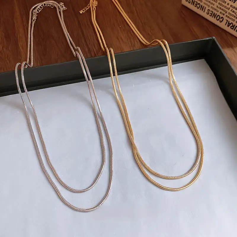 Golden Stainless Steel Necklace