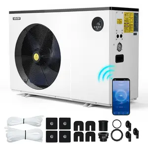 VEVOR Pool Heat Pump Max 70730 BTU, Electric Pool Heater for Above & In-Ground Up to 19812 Gallons, All-DC Inverter Technology, WiFi & App Remote Control, Multiple Protection for Swimming Party