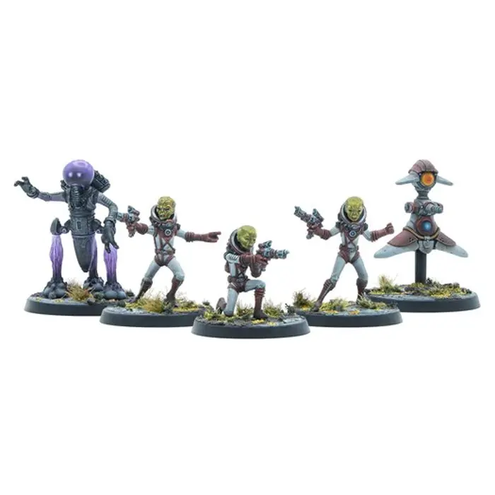 Modiphius Entertainment MUH01620119 Fallout - Miniatures - Zetans - Invaders From Beyond Miniatures