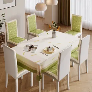 2026 New All Season Chair Cover & Tablecloth Set, Waterproof Oil Proof Wipe Clean Dining Table Cover, High End Dining Chair Slipcover Home Decor