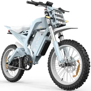 HiKeep MA-D All-Terrain Electric Mountain Bike for Adults,5000W High Torque Power, 110 Miles Long Range, 19" FatTires Off-Road E-Bike with App & NFC Control