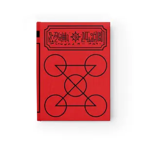 Zatch Bell Red Spellbook Notebook – Anime Journal – Mamodo Grimoire Inspired Gift for Fans & Collectors