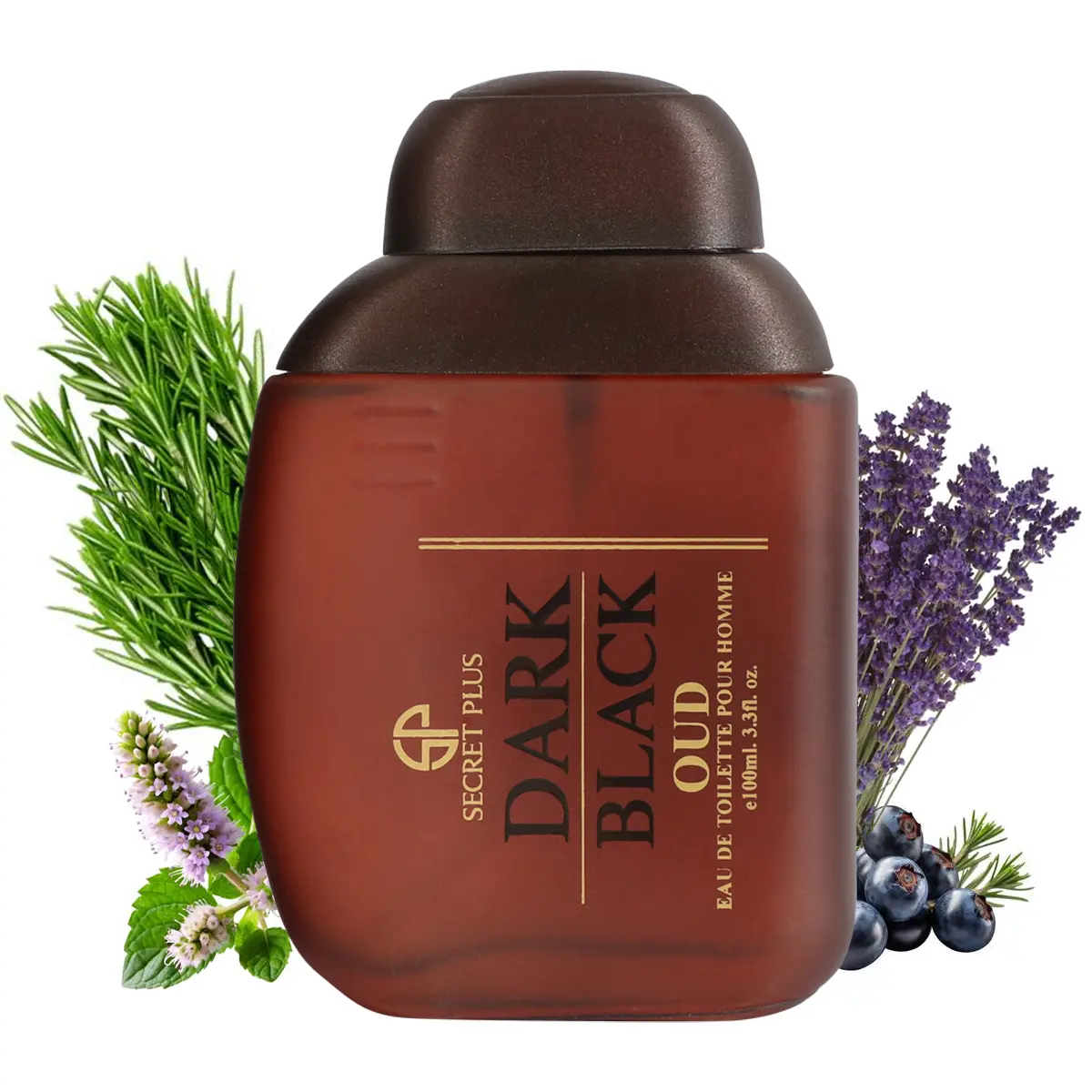 Secret Plus DARK BLACK OUD Special Edition Eau De Toilette Pour Homme 100Ml/3.3fl.oz.