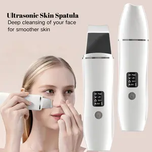 Ultrasonic Beauty Scraper, Electric Face Cleanser, Blackhead Remover, Pore Cleaner, Exfoliating Tool for Salon & Home Use, Perfect Gift
