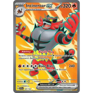 Incineroar ex 187/162