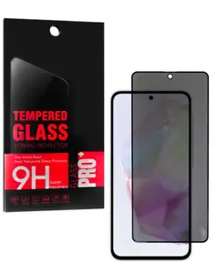 Privacy Tempered Glass Screen Protector for Galaxy A55 5G (2024, A556) | A36 5G (2025, A366) | A37 5G (2026, A376) – Anti-Spy, 9H Hardness, Case Friendly