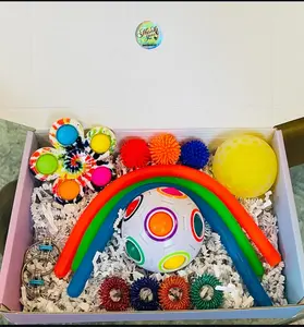 Sweetest Fidgets Brain Teaser Fidget Ball Fidget Box - Durable Design for Stress Relief and Mindfulness Practice