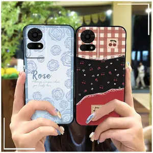 Dirt-resistant Fashion Design Phone Case For TCL 50LE/T510SPP Silicone Anti-knock Phone Pouch Full wrap Back Cover Cute Durable Soft case Anti-dust Shockproof Graffiti Waterproof