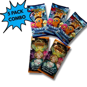 CookieRun Combo Pack – 3× Set 1 Boosters + 2× Set 2 Boosters