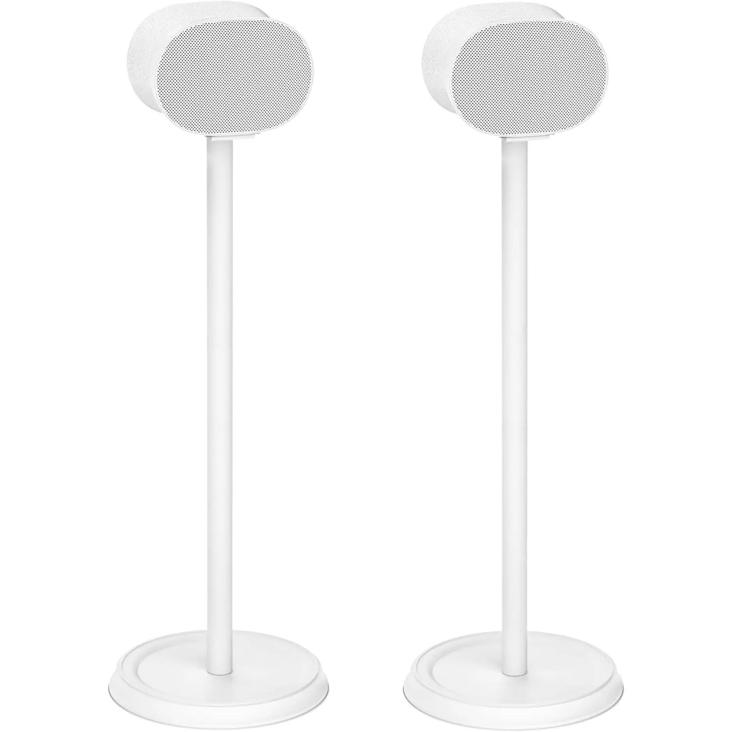 Heavy-Duty Speaker Stand for Sonos Era 300 Stand with Cable Management Floor Speaker Stands for Sonos Era 300 Speaker Stand for Easy and Secure Mounting-White, 2 Pack