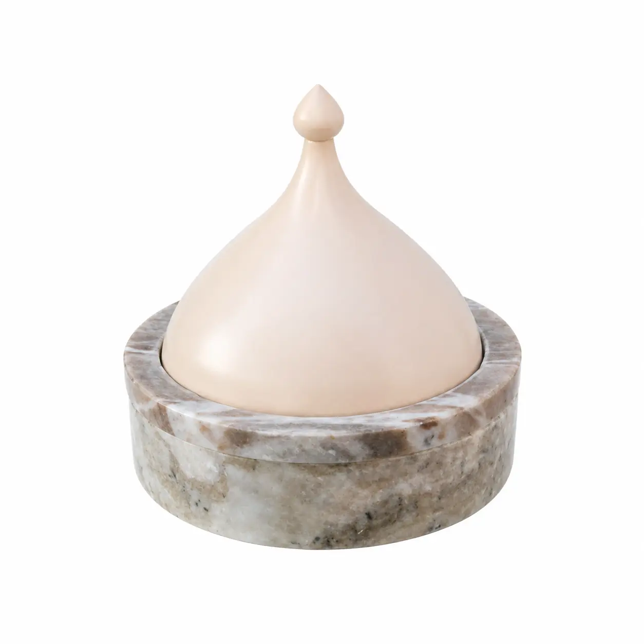 Mini Marble Cloche with Lid – Elegant Decorative Storage for Dates & Snacks Mini Marble Cloche with Lid – Elegant Decorative Storage for Dates & Snacks