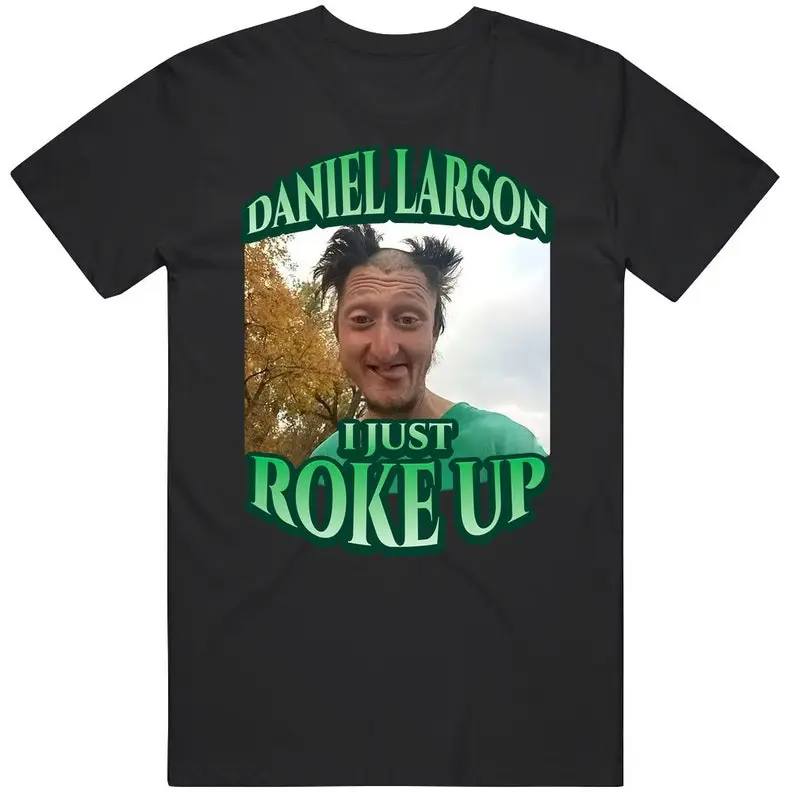 Daniel Larson Selfie shirt Casual Cotton Menswear Top Tshirt, Funny Meme Dank Genz Joke Tee Underwear Streetwear Round Neck Crewneck Shortsleeve