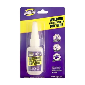 Super Glue High Strength Adhesive for Metal PVC Plastic Ceramic, Fast Drying Oil-Based Original Glue, Strong Bonding Agent