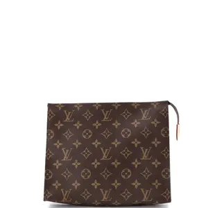 Pre-owned Louis Vuitton Canvas Coated Toiletry Bags Toiletry Pouch NM Monogram Canvas by Rebag