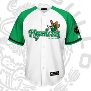 NOPALEROS Baseball Jersey, NOPALEROS DE ZACATECAS JERSEY, NOPALEROS Jersey For Men Women Youth And Kids, All - Over Print Baseball Jersey