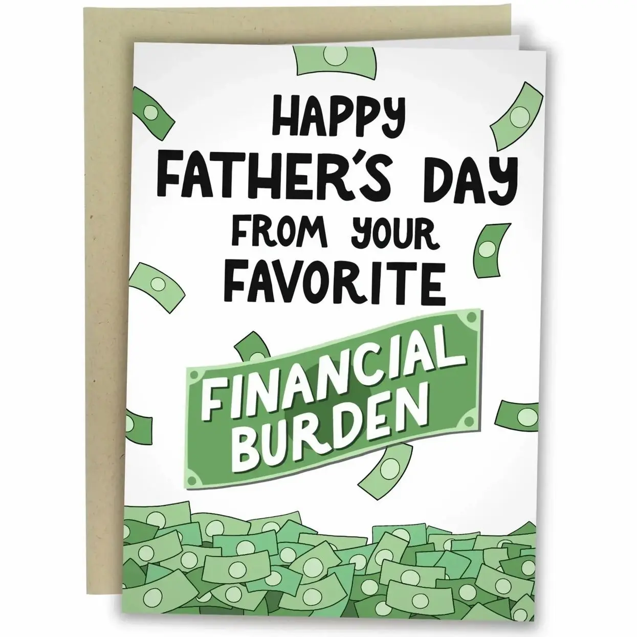 Funny Financial Burden Card