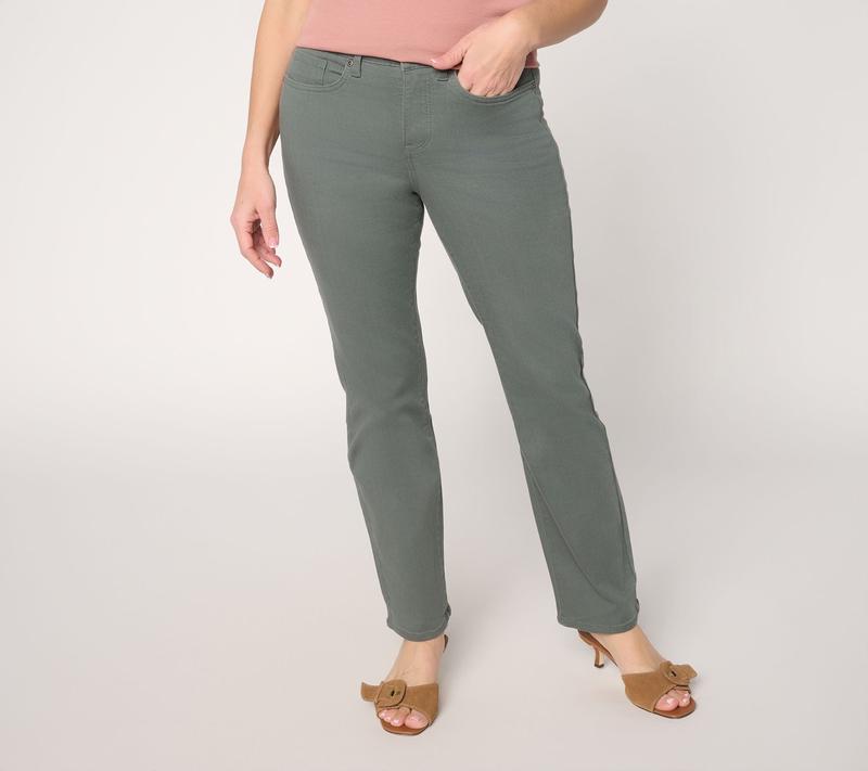 NYDJ Sure Stretch Ellison Straight-Leg Jeans - Petite