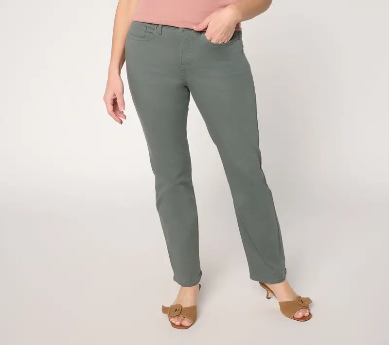 NYDJ Sure Stretch Ellison Straight-Leg Jeans - Petite